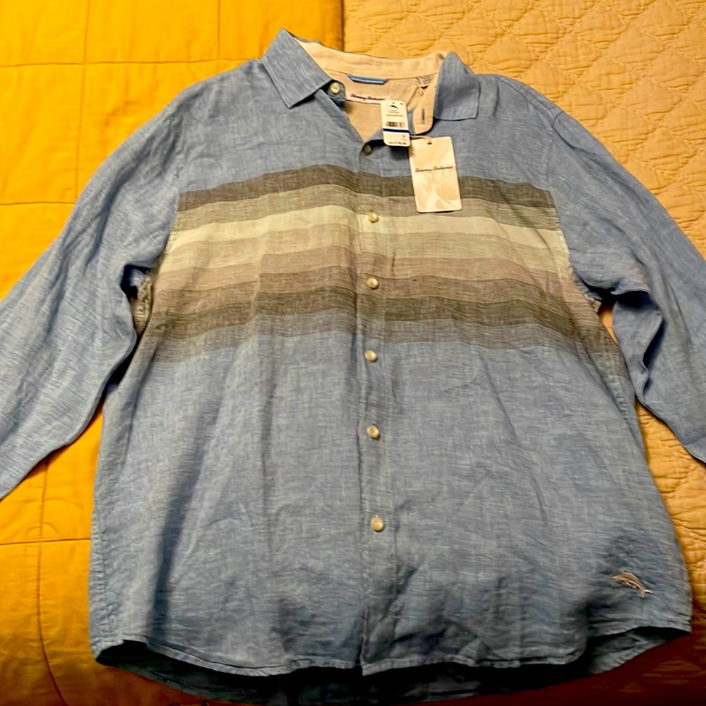 Tommy Bahama long sleeve button down shirt XL